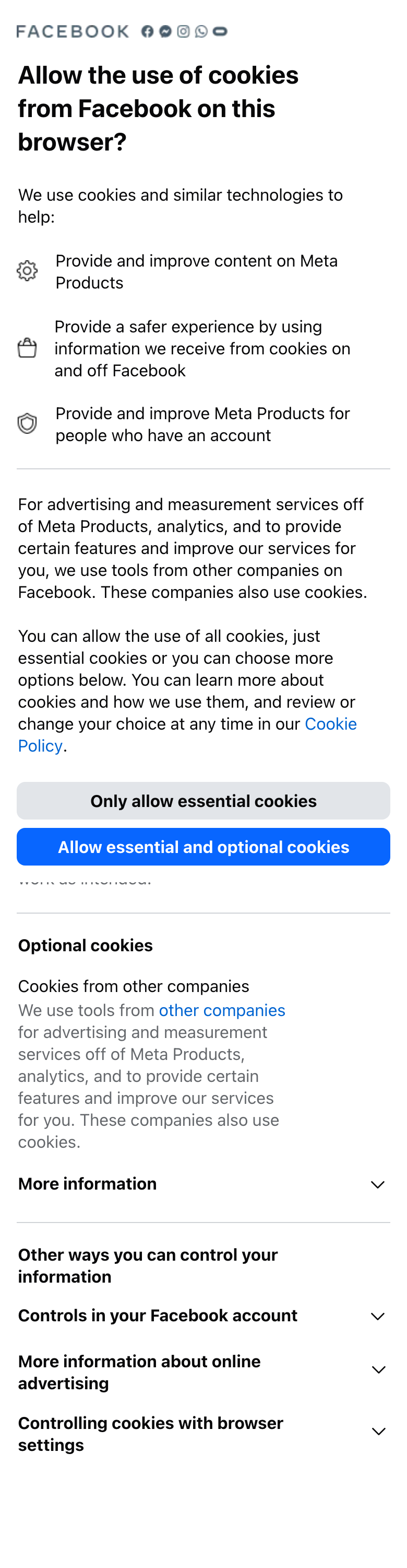 Aperçu du site sur mobile